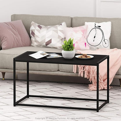 FURINNO Camnus Modern Living Coffee Table, 15.74 in x 30 in x 17.51 in - Image 2