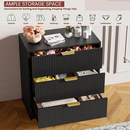 Garvee 3 Drawer Dresser for Bedroom - Image 7
