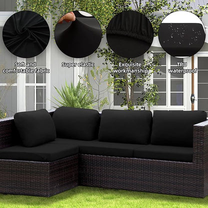 Outdoor Cushion Covers Set, Replacement - Image 3