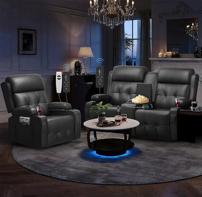 Recliner Sofa Set, RV Wall Hugger Recliners by TOMOSLTER