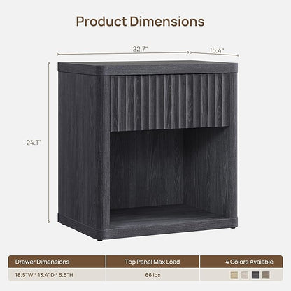 SICOTAS Night Stand Set of 2 Nightstands - Image 3