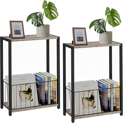 Homleke Narrow Side Tables Set of 2 by Homleke