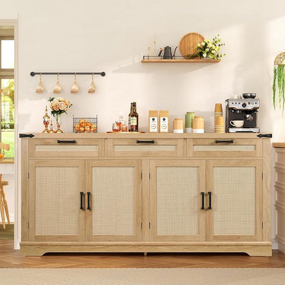 usikey 61” Large Buffet Cabinet - Image 8