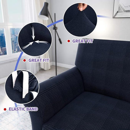 ZNSAYOTX 3 Piece Loveseat Covers - Image 3
