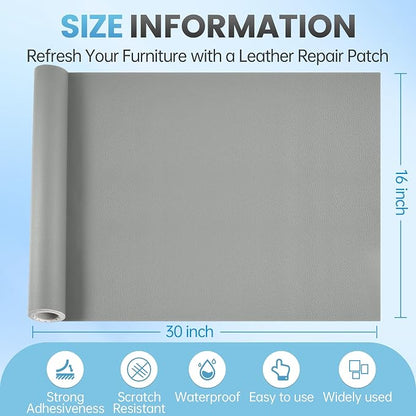 Leather Repair Patch Tape Kit, Vinyl Leather Repair Kit - Image 2