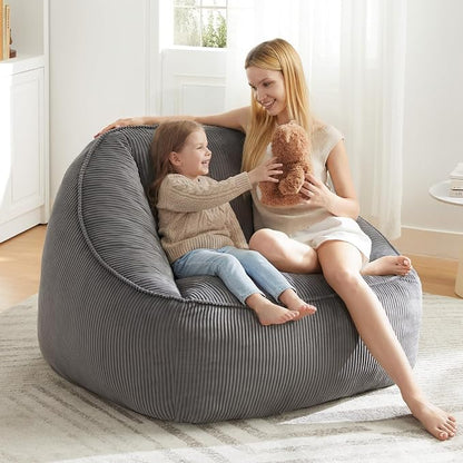 HUGHEAVEN Big Bean Bag Chairs for Adults, Giant Bean Bag Chair for Adults and by HUGHEAVENBeanBagChairs