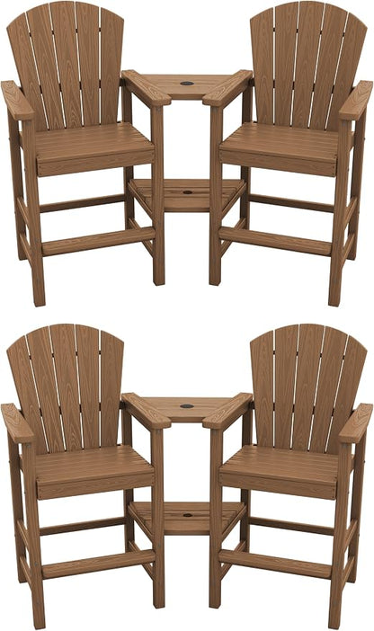 SERWALL Tall Adirondack Chairs Set of 4 by SERWALL