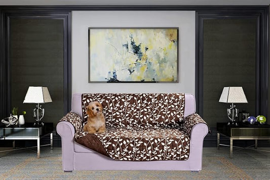 Elegant Comfort Quilted Furniture Protectors Solid and Printed Design by ELEGANTCOMFORT