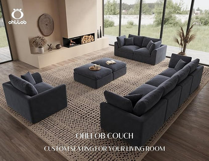 ohllob Corner Seat for Cloud Sectional Couches Living Room, Warm White - Image 6
