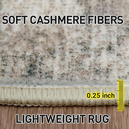 9x12 Area Rugs Washable Rug: Modern Abstract Living Room Rug Soft Anti-Skid - Image 7