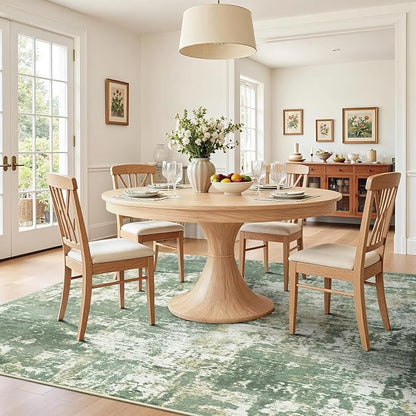 RELEANY Washable Area Rugs 6'x9' Non-Slip Modern Abstract Soft - Image 4