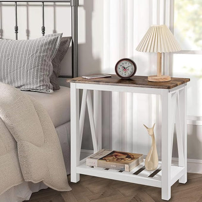 Narrow End Table Rectangular Side Tables - Image 6