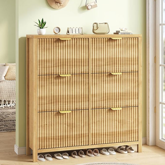 YOMILUVE 47.3" Shoe Cabinet Storage by YomiluveDesign