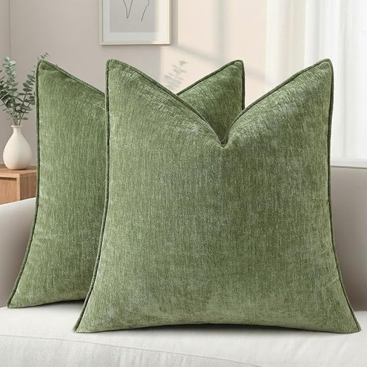 decorUhome Summer Couch Euro Sham Throw Pillow Covers 26x26 Set of 2, by decorUhome