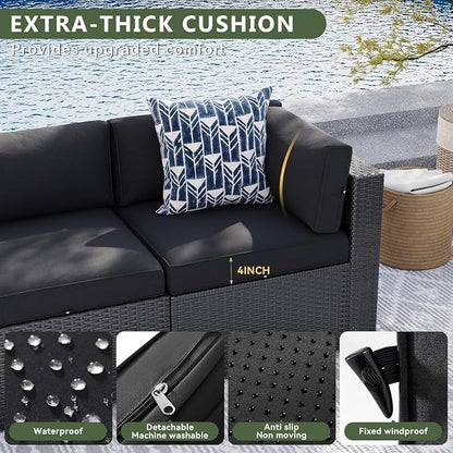 Aoxun 8 Piece Patio Furniture Set - Image 4