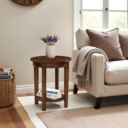Alaterre Furniture Revive 20 Inch Round End Table - Image 6