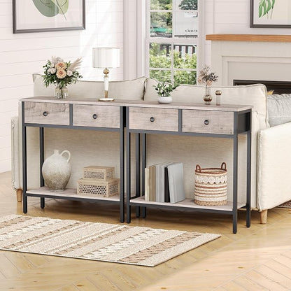 HOOBRO 29.5" Narrow Console Table - Image 2