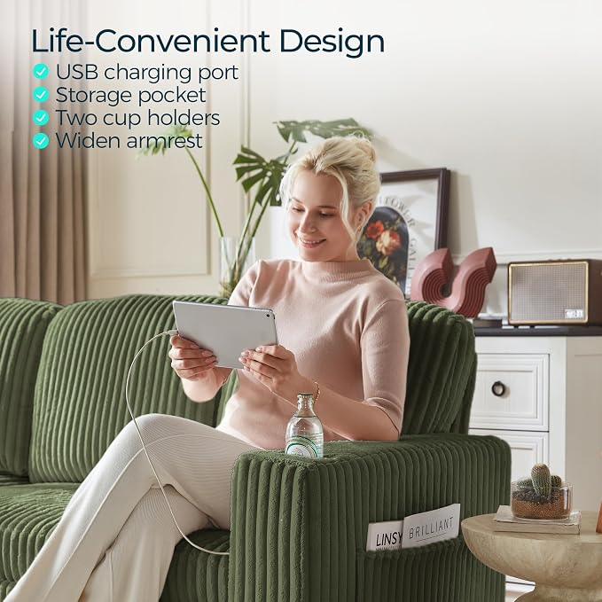 LINSY HOME Sectional Sleeper Sofa - Image 6