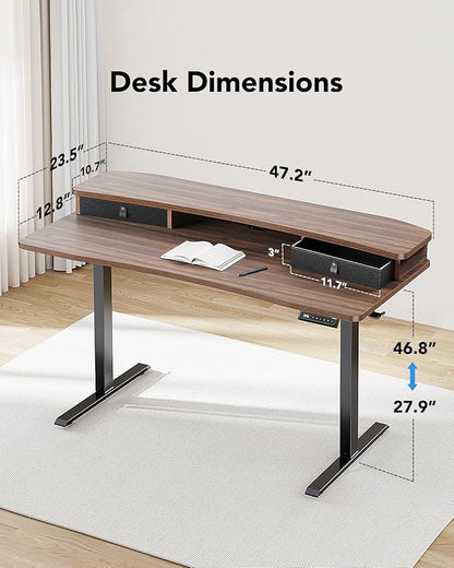 HUANUO 48″ x 24″ Electric Standing Desk - Image 3