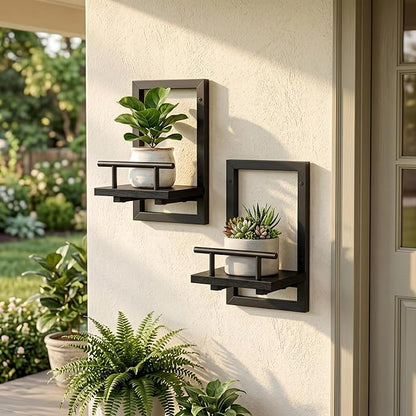 Sbosbo Floating Shelves for Wall, Plant Shelf Indoor, Wall Planters for Indoor - Image 6