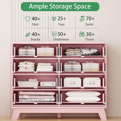 Xixini Fluted Dresser for Bedroom - Image 3