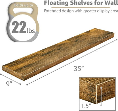 Sorbus Floating Shelves for Wall - Image 3