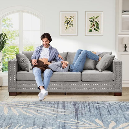 84.5"W Mid Century Modern Couch - Image 3
