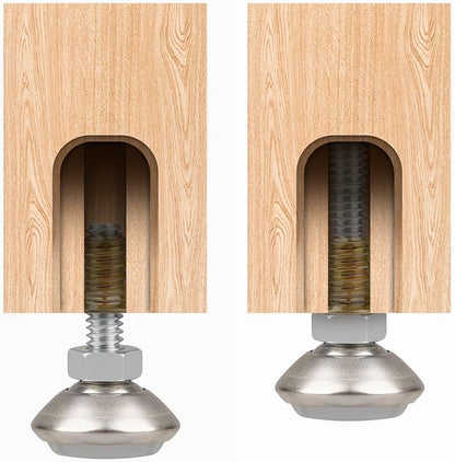 Anwenk Swivel Leveling Feet Furniture Levelers Feet Angle Height Adjustable - Image 3