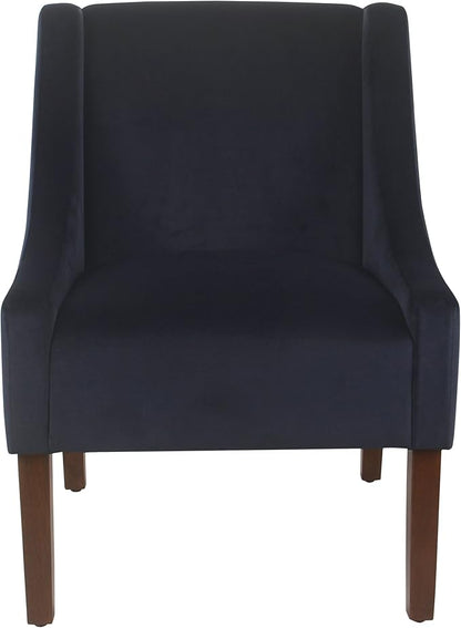 Homepop Home Decor | Upholstered Classic Swoop Arm Accent Chair | Accent Chairs - Image 3