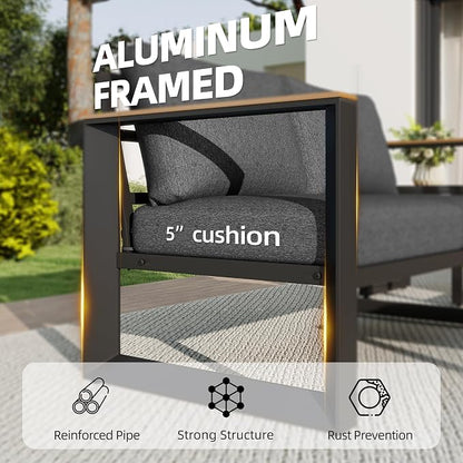 Aluminum Patio Furniture Set - Image 2