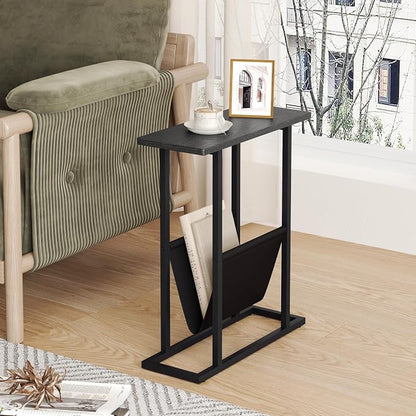 Yusong Narrow Side Table for Small Spaces, Small End Table - Image 2