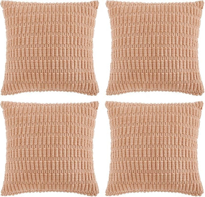 Fancy Homi 4 Packs Decorative Throw Pillow Covers by Fancy+Homi