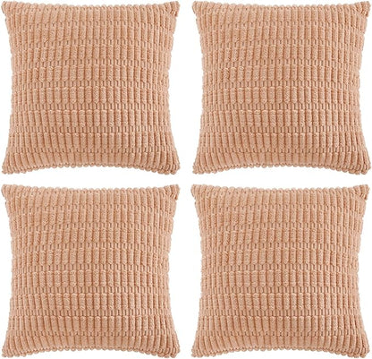 Fancy Homi 4 Packs Decorative Throw Pillow Covers by Fancy+Homi