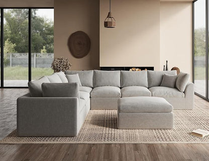 ohllob Oversized Cloud Couches for Living Room, Boneless Sectional Couch - Image 6