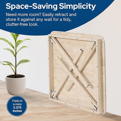 Stakmore Classic Straight Edge Square Folding Card Table 32x32 - Image 4