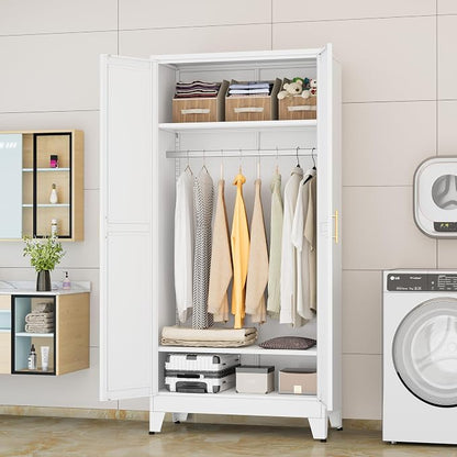 GAIOUS Metal Wardrobe Cabinet - Image 9