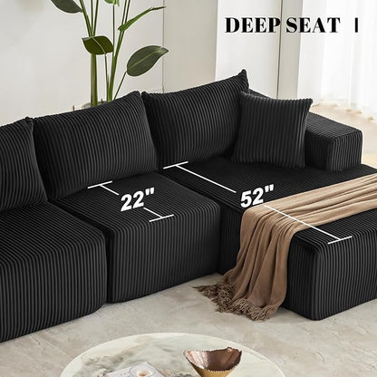 108” Modular Sectional Sofa, Cloud Sectional Couch - Image 6