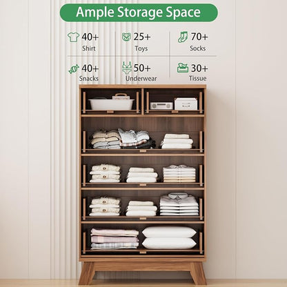 Xixini Fluted Dresser for Bedroom - Image 3