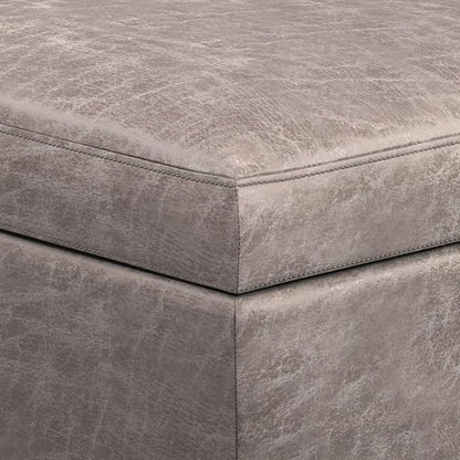 SIMPLIHOME Owen Rectangular Storage Ottoman - Image 8