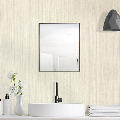 Grasscloth Peel and Stick Wallpaper Modern 15.7in x 118.1in Textured Linen - Image 4