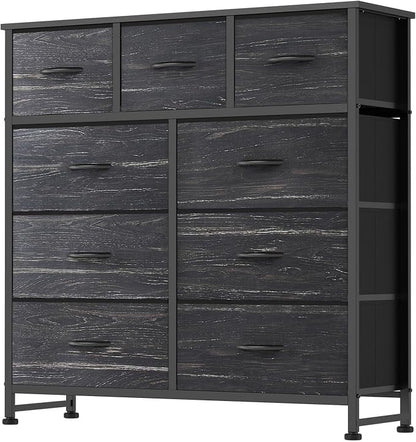 DUMOS 9 Drawer Dresser for Bedroom, Fabric Storage Organizer by DumosLifestyle
