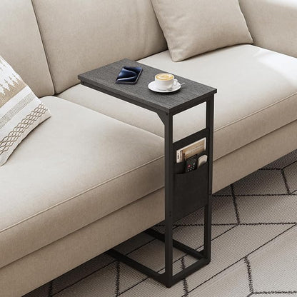 TUTOTAK C Shaped End Table, Side Table - Image 4