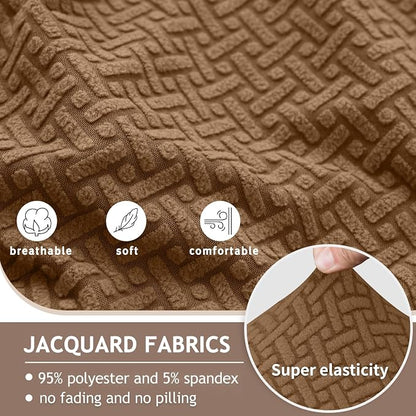 ALIECOM 100% Waterproof Recliner Sectional Couch Covers L Shape Stretch Corner - Image 5