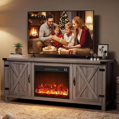 YESHOMY Fireplace TV Stand - Image 2