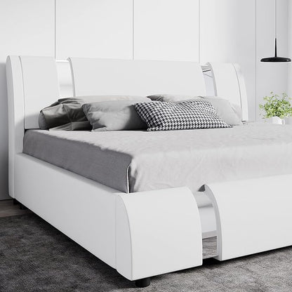 SHA CERLIN Queen Platform Bed Frame by SHACERLIN