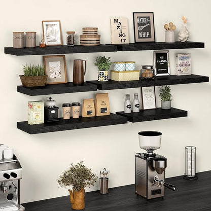 24 Inch Floating Shelves, 12 Inch Deep Floating Shelves - Image 2