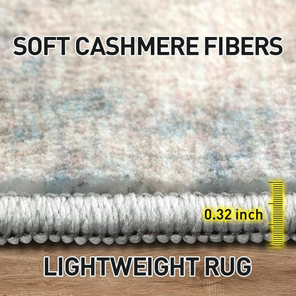 8x10 Area Rugs Washable Rug: Large Modern Abstract Living Room Rug Soft - Image 6