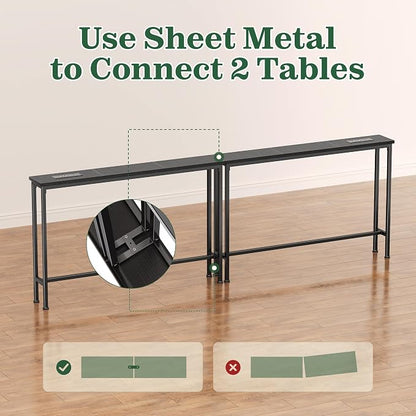 SUPERJARE 5.7 Inch Console Table - Image 8