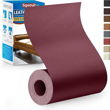Leather Repair Patch Tape Kit, Vinyl Leather Repair Kit by Sgooyir