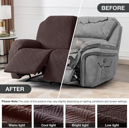 Timeles Recliner Covers Extra Wide Recliner Loveseat Covers Oversized Reclining - Image 4